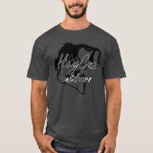 HeyCuz Buitenshuis Vis Zwart en Wit T-shirt (Voorkant)