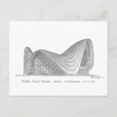 Heydar Aliyev Center, Baku, Azerbeidzjan Briefkaart (Voorkant)