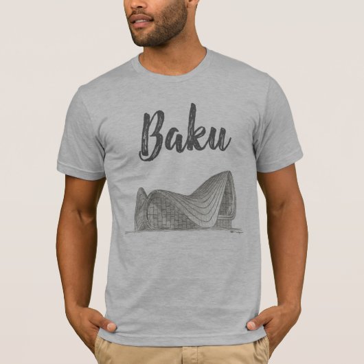 Heydar Aliyev Center, Baku, Azerbeidzjan T-shirt (Voorkant)