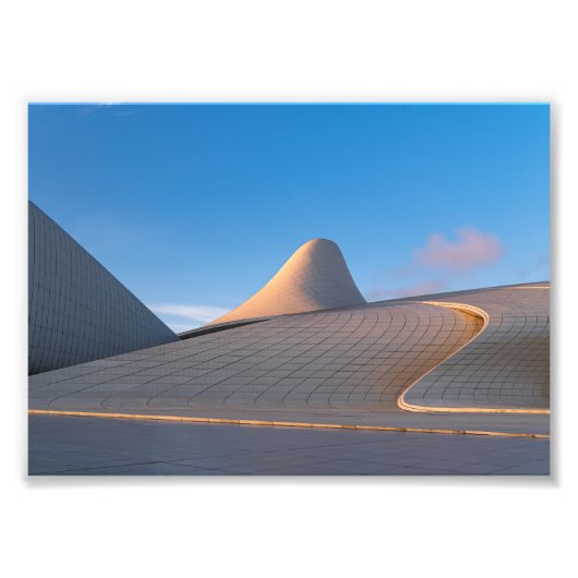 Heydar Aliyev Center Foto Vergroting Afdruk (Voorkant)