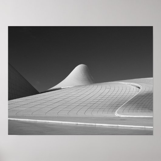 Heydar Aliyev Center in Bakoe Azerbeidzjan poster (Voorkant)