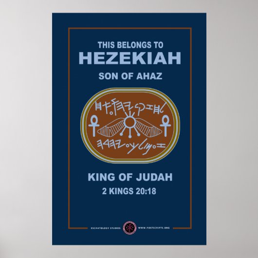 Hezekiah Signet Poster (Voorkant)