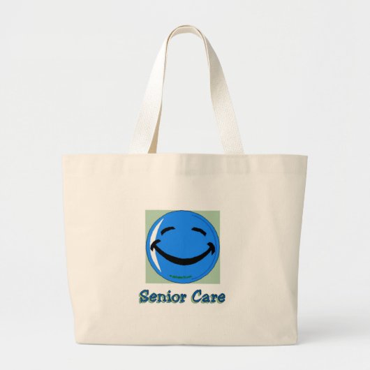 HF senior zorg Grote Tote Bag (Voorkant)