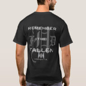 HFD HERINNERT DE FALLEN "T" 1 T-SHIRT (Achterkant)