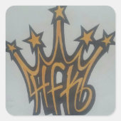 HFK Accessoires eindelijk! Vierkante Sticker (Voorkant)