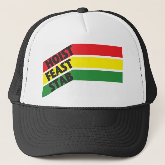 HFS-pet-rasta Trucker Pet (Voorkant)
