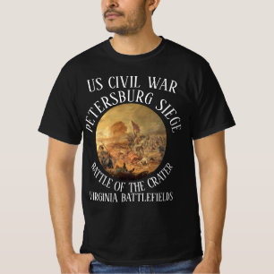 HG BELEG VAN PETERSBURG AMERIKAANSE BURGEROORLOG S T-SHIRT