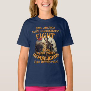 HG CBP 250ste VERJAARDAG VS-VLAG AMERIKA TRUMPS  T-shirt