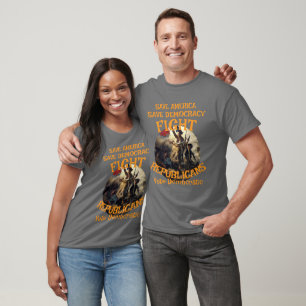 HG CBP PATRIOT AMERIKAANSE TROTS FAMILIE 1776 ROOD T-SHIRT