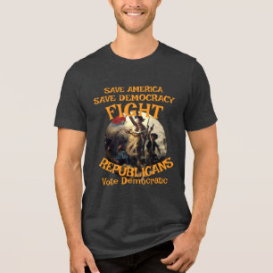HG CBP REVOLUTIE 250STE 4 JULI ONAFHANKELIJKHEIDSD Tri-Blend SHIRT