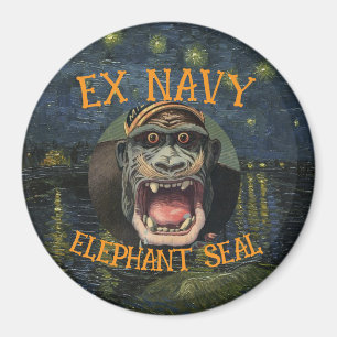 HG Ex Marine Zeekoet Trotse Veteraan Leger Marinie Magneet