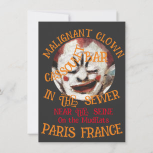 HG FW FV Clown Nachtclub Restaurant Bar Tiki Pub Kaart