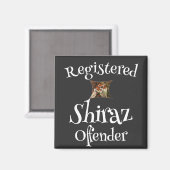 HG FW FV Geregistreerde Shiraz Dader Magneet (Voorkant / Achterkant)