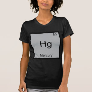 Hg - Kwik Grappige Chemie Element Symbool T-shirt