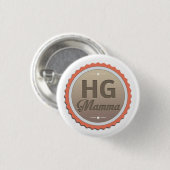 HG mamma Ronde Button 3,2 Cm (Voorkant /achterkant)