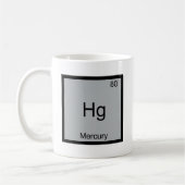 Hg - Mercury Funny Chemistry Element Symbol T-shir Koffiemok (Links)