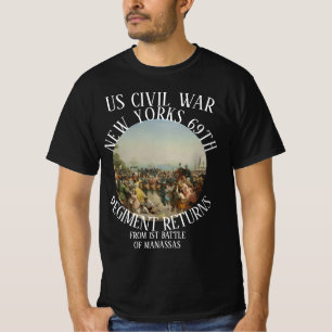HG NEW YORK'S 69e REGIMENT AMERIKAANSE BURGEROORLO T-shirt