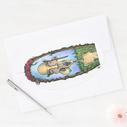 Hg Ovale Sticker (Envelop)