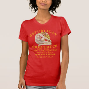 HG REPUBLICAN MASSAGEPARLOUR WALGELIJKE DIENSTMEIS T-SHIRT
