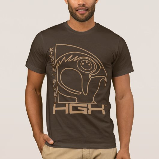 HGX Tan Outline T-shirt (Voorkant)