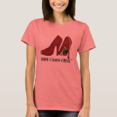 HH6 Camo Chix™ Dames Ringer T-Shirt (Voorkant)