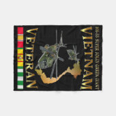 HH-53 Super Jolly Green Giant Helikopter Vietnam V Fleece Deken (Voorkant (Horizontaal))