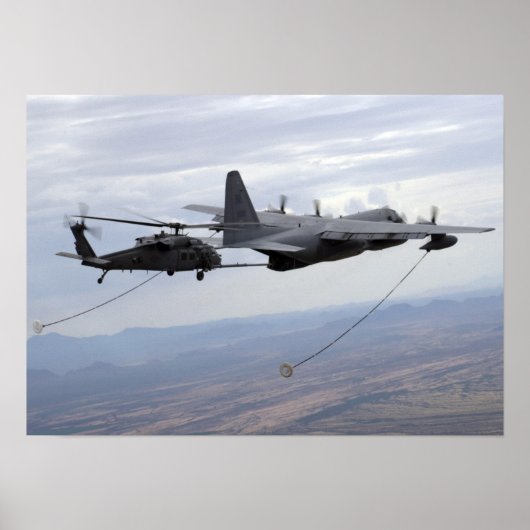 HH-60 Pave Hawk & C-130 Poster (Voorkant)