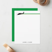 HH-60 Pave Hawk Helikopter Gestreept Aangepast Not Notitiekaartje (Voorkant / Achterkant in situ)