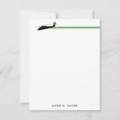 HH-60 Pave Hawk Helikopter Stripe Custom Notitiebl Notitiekaartje (Voorkant)