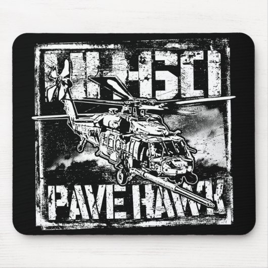 HH-60 Pave Hawk Mousepad Muismat (Voorkant)