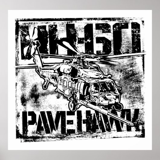 HH-60 Pave Hawk poster Sjabloon WT Poster (Voorkant)