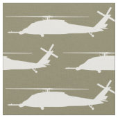 HH-60 Pave Hawk Silhouette Pattern Stof (Close Up)