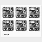 HH-60 Pave Hawk Vierkante Sticker (Vel)