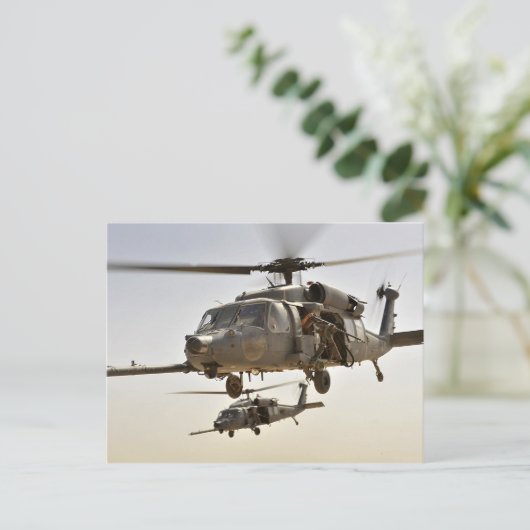 HH-60 Pave Hawks Briefkaart (Staand voorkant)