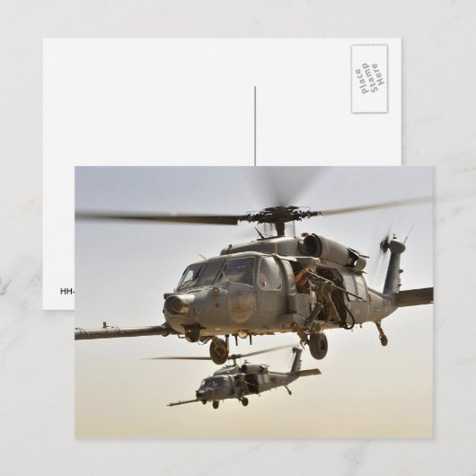 HH-60 Pave Hawks Briefkaart (Voorkant / Achterkant)