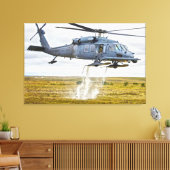 HH-60G PAVE HAWK 32x48 Canvas Afdruk (Insitu (Woonkamer))