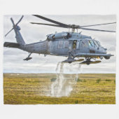 HH-60G PAVE HAWK FLEECE DEKEN (Voorkant (Horizontaal))