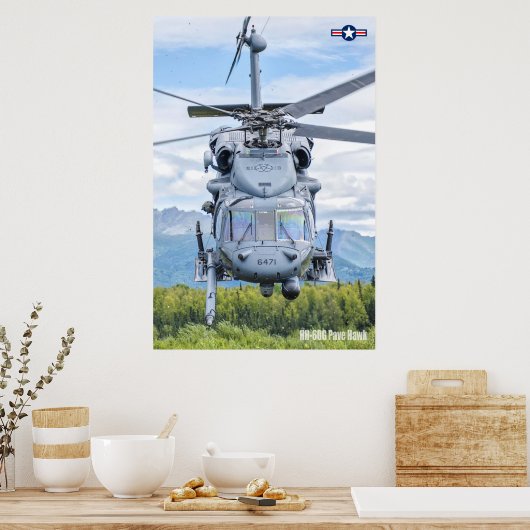 HH-60G PAVE HAWK POSTER (Keuken)
