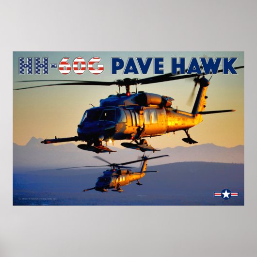 HH-60G PAVE HAWK POSTER (Voorkant)