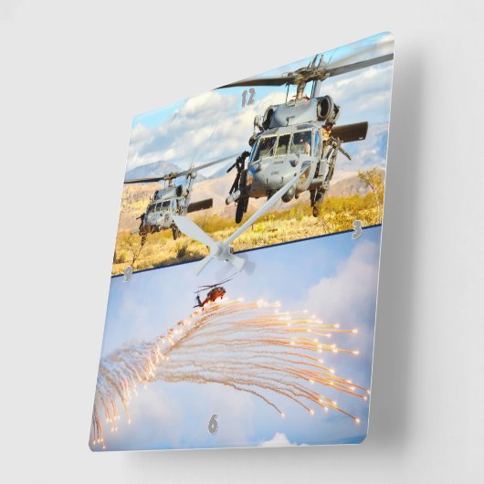 HH-60G PAVE HAWK VIERKANTE KLOK (Hoek)