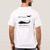 HH-60H Zeevarende helikopter T-shirt (Achterkant)