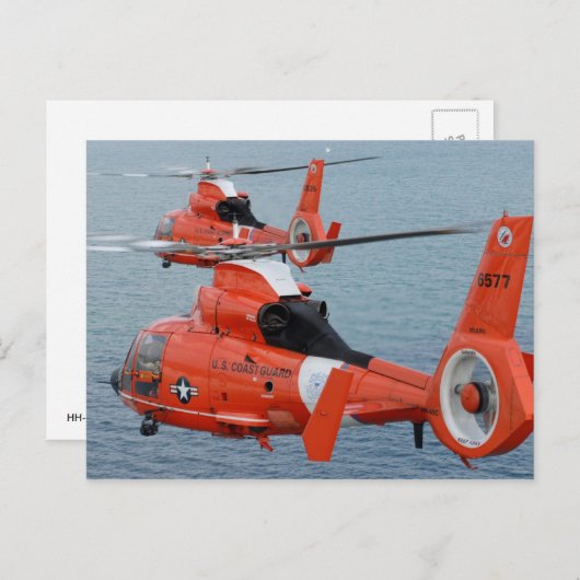 HH-65 Dolfine Briefkaart (Voorkant / Achterkant)
