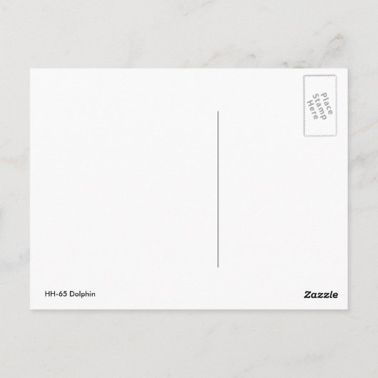 HH-65 Dolfine Briefkaart (Achterkant)