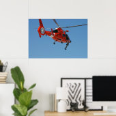 HH-65 Dolfine Poster (Thuiskantoor)