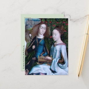 HH. Agatha en Christina (detail; M 070) Briefkaart