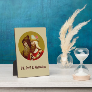 HH. Cyril & Methodius (M 001) 13x18 cm Verticaal Fotoplaat
