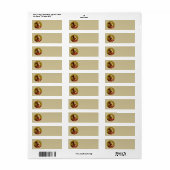 HH. Cyrillus & Methodius (M 001) Smal Etiket (Full Sheet)