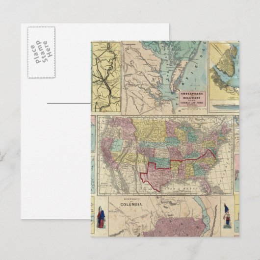 HH Lloyd Campaign-militaire kaarten (Voorkant / Achterkant)