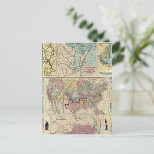 HH Lloyd Campaign-militaire kaarten (Staand voorkant)