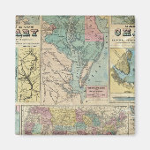 HH Lloyd Campaign-militaire kaarten Magneet (Voorkant)